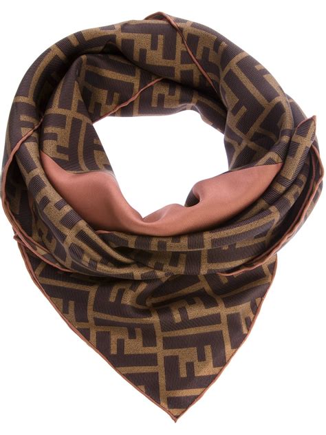 fendi silk scarf women's.